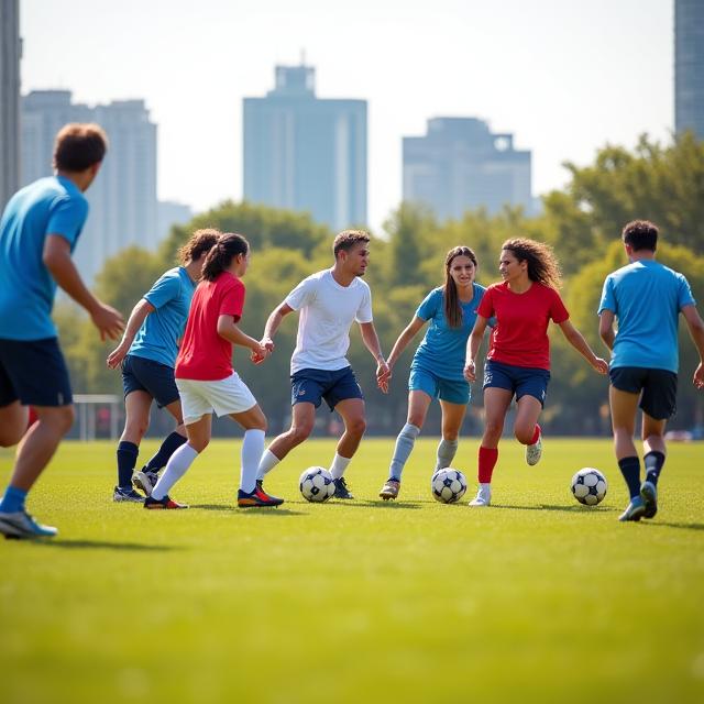 Ligas de fútbol rápido para expatriados en Ciudad de México