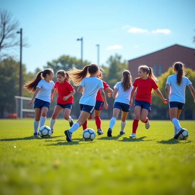 Ligas de fútbol femenil amateur en escuelas privadas